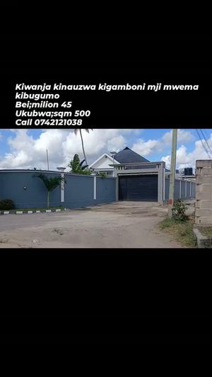 Residential Plot for Sale in Mji Mwema, Kibugumo, Dar Es Salaam (500 sqm) Residential Plot for Sale in Mji Mwema, Kibugumo, Dar Es Salaam (500 sqm)