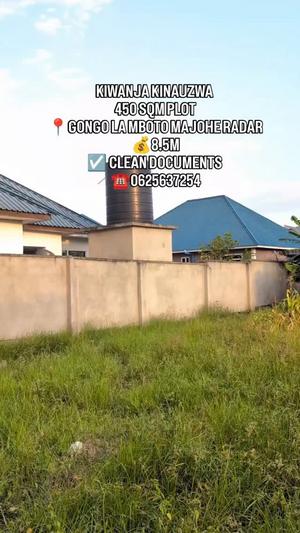 Plot for sale in Gongo La Mboto Majohe Chuo Radar, Dar Es Salaam sqm 450 Plot for sale in Gongo La Mboto Majohe Chuo Radar, Dar Es Salaam sqm 450