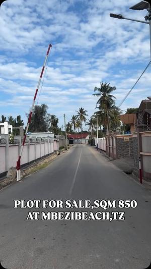 Residential Plot for Sale in Mbezi Beach, Dar Es Salaam (850 sqm)