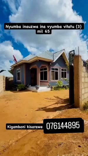 Nyumba ya vyumba vitano inauzwa Kigamboni Kisarawe 2, Dar Es Salaam (400 sqm) Nyumba ya vyumba vitano inauzwa Kigamboni Kisarawe 2, Dar Es Salaam (400 sqm)