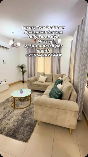 Apartment (Furnished) ya vyumba viwili inapangishwa Msasani Kimweri, Dar Es Salaam Apartment (Furnished) ya vyumba viwili inapangishwa Msasani Kimweri, Dar Es Salaam