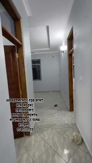 Nyumba/Apartment ya vyumba viwili inapangishwa Kinondoni, Dar Es Salaam