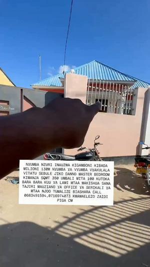 Nyumba ya vyumba vitatu inauzwa Kibada, Dar Es Salaam (350 sqm) Nyumba ya vyumba vitatu inauzwa Kibada, Dar Es Salaam (350 sqm)