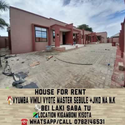 Nyumba ya vyumba viwili inapangishwa Kigamboni, Dar Es Salaam