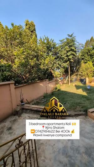 Nyumba/Apartment ya vyumba vitatu inapangishwa Njiro Shalom, Arusha Nyumba/Apartment ya vyumba vitatu inapangishwa Njiro Shalom, Arusha