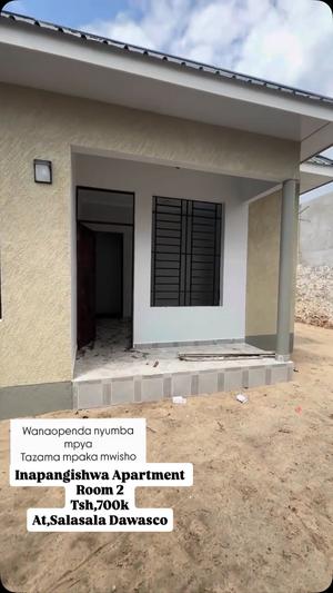 Nyumba ya vyumba viwili inapangishwa Salasala Nea Dawasco, Dar Es Salaam