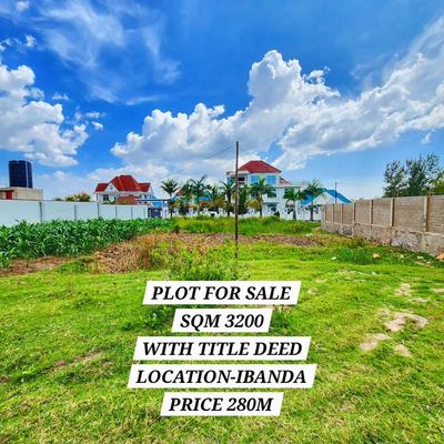 Kiwanja kinauzwa Ibanda, Mwanza (3200 sqm)