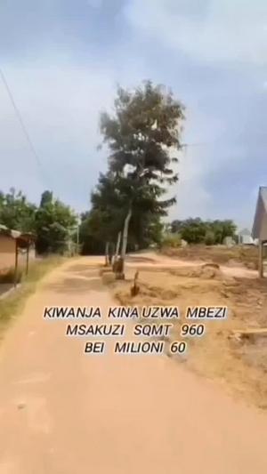 Kiwanja kinauzwa Mbezi Mwisho, Dar Es Salaam sqm 960