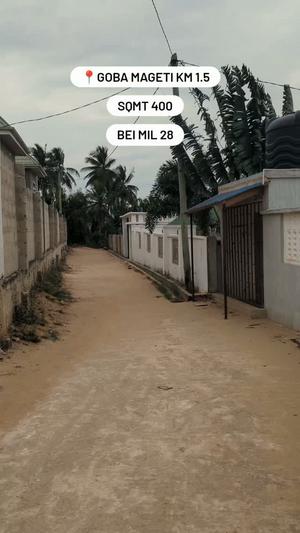 Residential Plot for Sale in Goba Mageti, Dar Es Salaam (400 sqm) Residential Plot for Sale in Goba Mageti, Dar Es Salaam (400 sqm)