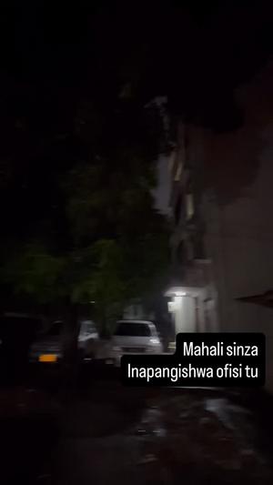 Ofisi inapangishwa Sinza, Dar Es Salaam