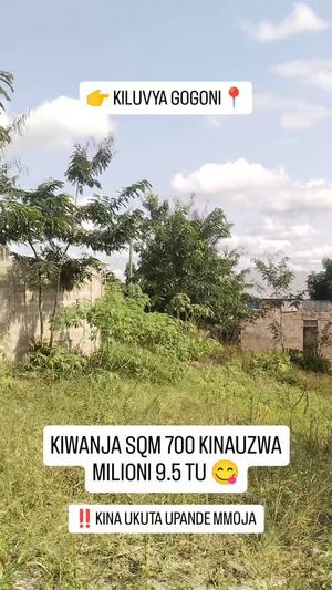Residential Plot for Sale in Kiluvya Gogoni, Pwani (700 sqm) Residential Plot for Sale in Kiluvya Gogoni, Pwani (700 sqm)