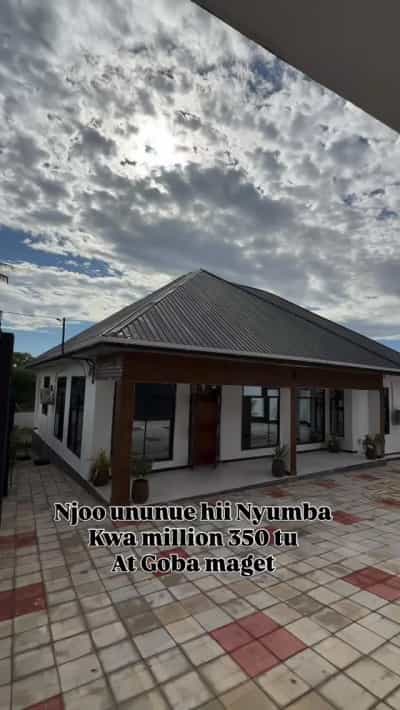 Nyumba ya vyumba vitatu inauzwa Goba Maget, Dar Es Salaam (600 sqm)
