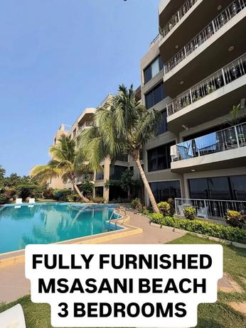 Nyumba (Furnished) ya vyumba vitatu inapangishwa Msasani Beach, Dar Es Salaam