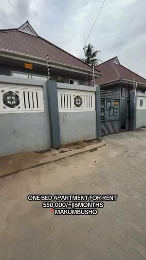 Apartment ya chumba kimoja inapangishwa Makumbusho, Dar Es Salaam