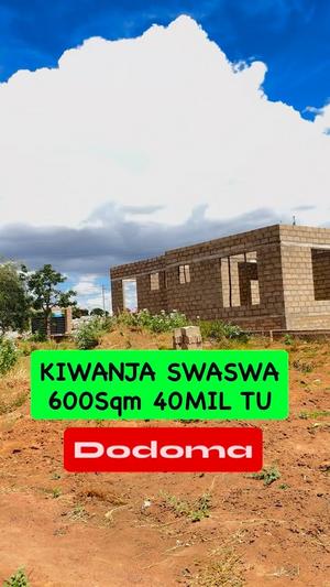 Kiwanja kinauzwa Ipagala Swaswa, Dodoma sqm 600