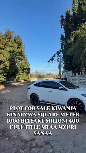 Kiwanja kinauzwa Mbezi Beach, Dar Es Salaam sqm 1000 Kiwanja kinauzwa Mbezi Beach, Dar Es Salaam sqm 1000