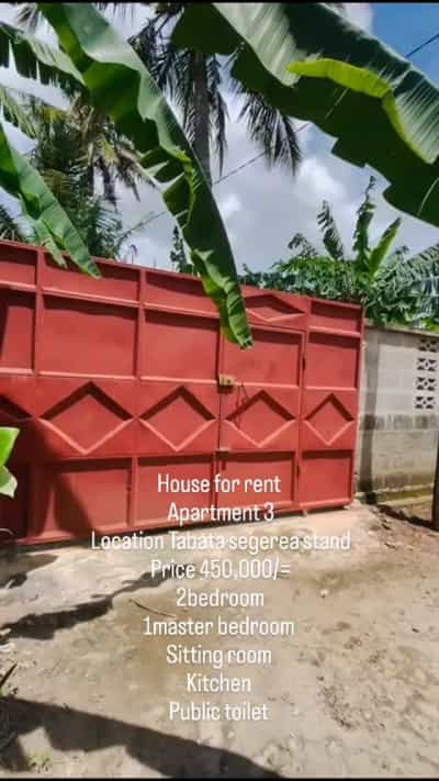 2 Bedrooms Apartment for Rent in TABATA SEGEREA STAND, Dar Es Salaam