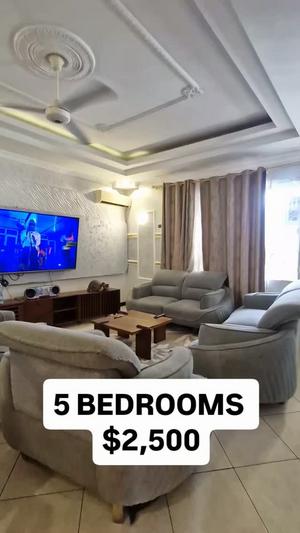 5 Bedrooms Furnished House for Rent in Mikocheni, Dar Es Salaam