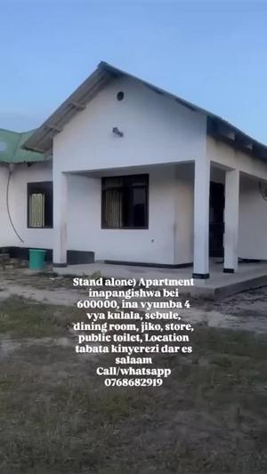 Nyumba ya vyumba vinne inapangishwa Tabata Kinyerezi Mbuyuni, Dar Es Salaam