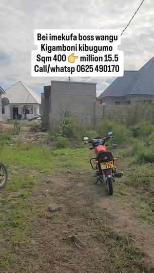 Kiwanja kinauzwa Kibugumo, Kigamboni, Dar Es Salaam sqm 400