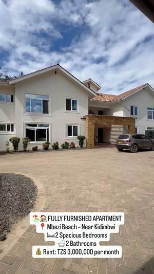 Apartment (Furnished) ya vyumba viwili inapangishwa Mbezi Beach, Dar Es Salaam