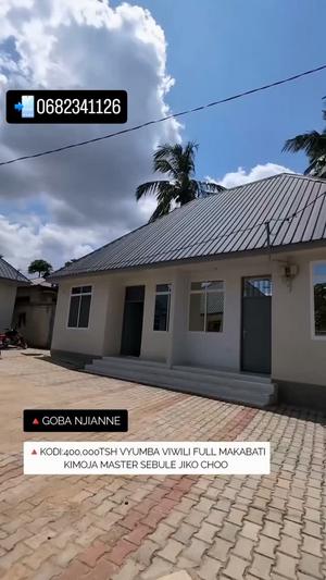 Nyumba ya vyumba viwili inapangishwa Goba Njianne, Dar Es Salaam