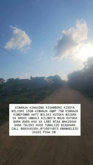 Kiwanja kinauzwa Kigamboni Kisota, Dar Es Salaam (750 sqm)