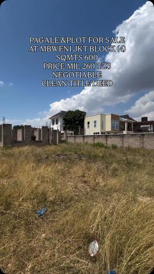 Kiwanja kinauzwa Mbweni JKT, Dar Es Salaam (600 sqm)