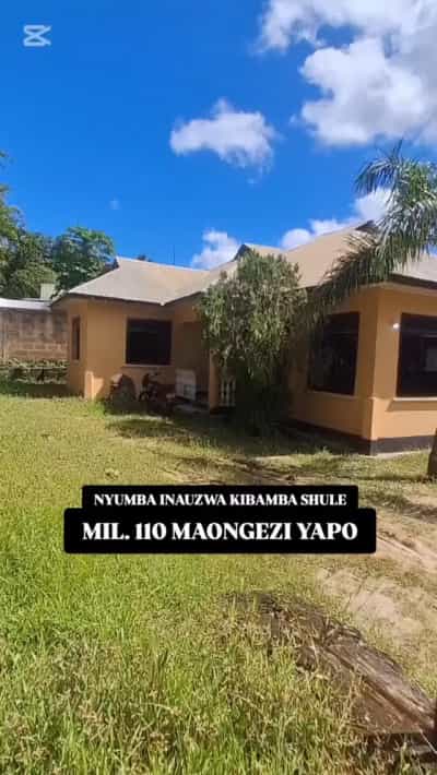 Nyumba ya vyumba vitatu inauzwa Kibamba Shule, Dar Es Salaam (900 sqm)