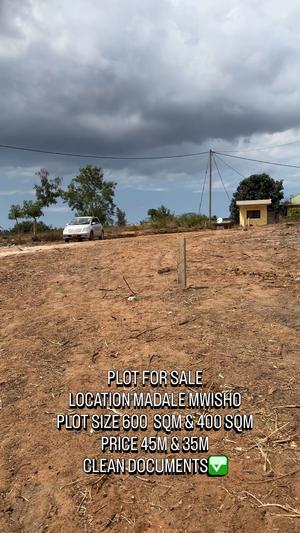 Residential Plot for Sale in Madale Mwisho, Dar Es Salaam (600 sqm)