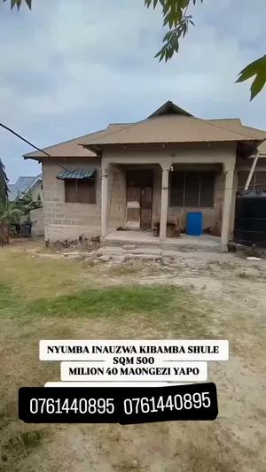 Nyumba inauzwa Kibamba Shule, Dar Es Salaam