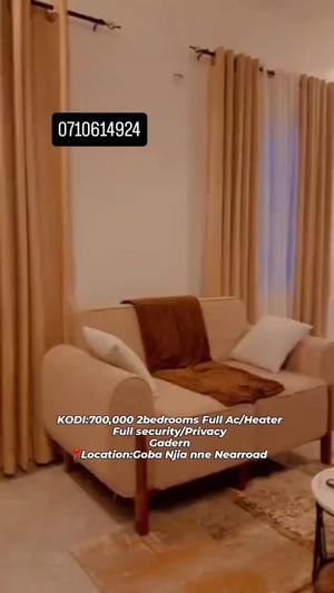 Apartment ya vyumba viwili inapangishwa Goba, Dar Es Salaam