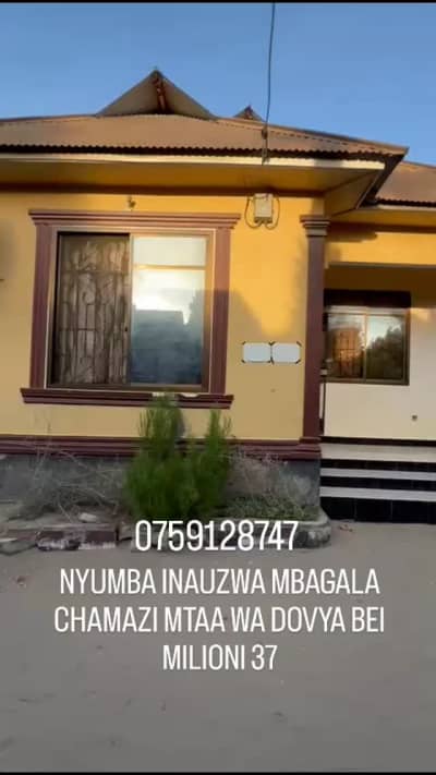 Nyumba ya vyumba vinne inauzwa Mbagala, Dar Es Salaam