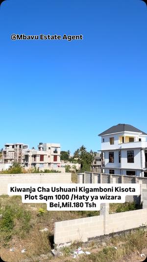 Kiwanja kinauzwa Kigamboni Kisota Ushuan, Dar Es Salaam (1000 sqm) Kiwanja kinauzwa Kigamboni Kisota Ushuan, Dar Es Salaam (1000 sqm)
