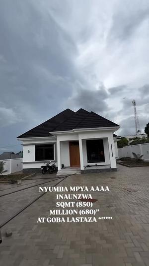 Nyumba ya vyumba vinne inauzwa Goba Lastaza, Dar Es Salaam (850 sqm)