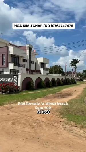 Kiwanja kinauzwa Mbezi Beach, Dar Es Salaam sqm 900