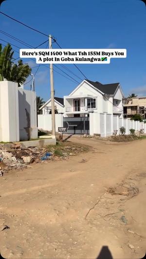Plot for sale in Goba Kulangwa, Dar Es Salaam sqm 1400 Plot for sale in Goba Kulangwa, Dar Es Salaam sqm 1400