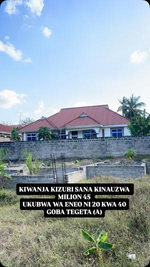 Residential Plot for Sale in Goba Tegeta (A), Dar Es Salaam (800 sqm) Residential Plot for Sale in Goba Tegeta (A), Dar Es Salaam (800 sqm)
