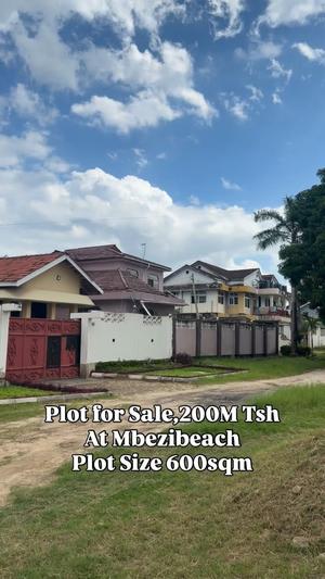 Kiwanja kinauzwa Mbezi Beach, Dar Es Salaam sqm 600