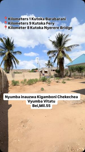 Nyumba ya vyumba vitatu inauzwa Kibada Chekechea, Dar Es Salaam (700 sqm)