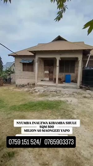 Nyumba inauzwa Kibamba Shule, Dar Es Salaam