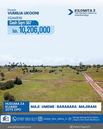 Plots for sale in Kibaha Mail Moja, Pwani