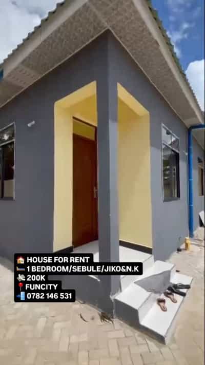 Nyumba ya chumba kimoja inapangishwa Kigamboni FunCity, Dar Es Salaam