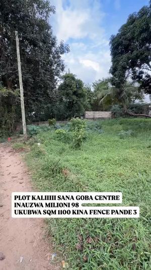 Kiwanja kinauzwa Goba Center, Dar Es Salaam sqm 1000 Kiwanja kinauzwa Goba Center, Dar Es Salaam sqm 1000
