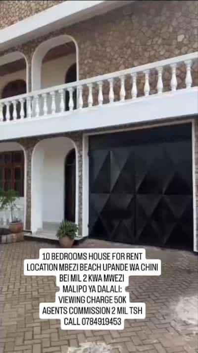 Nyumba ya vyumba 10 inapangishwa Mbezi Beach round about, Dar Es Salaam