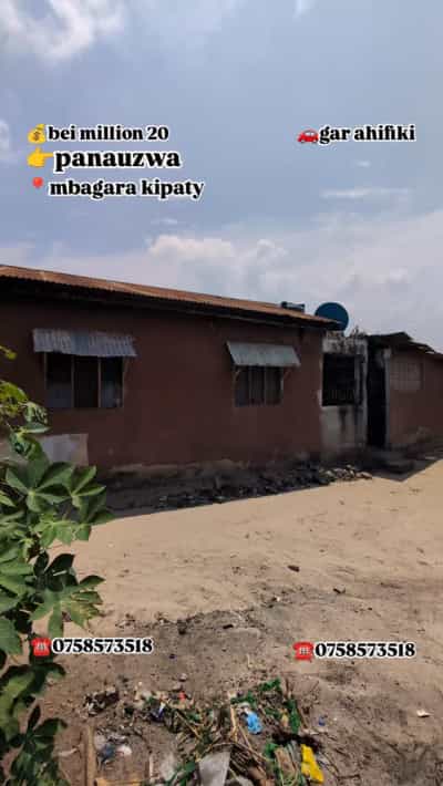 Nyumba ya vyumba viwili inauzwa Mbagala Kipati kwa Mangaya, Dar Es Salaam