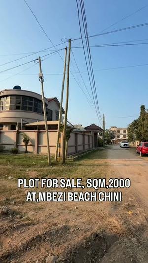 Residential Plot for Sale in Mbezi Beach, Dar Es Salaam (2000 sqm) Residential Plot for Sale in Mbezi Beach, Dar Es Salaam (2000 sqm)
