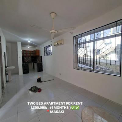 Nyumba ya vyumba viwili inapangishwa Masaki, Dar Es Salaam