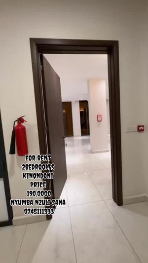 Nyumba ya vyumba viwili inapangishwa Kinondoni, Dar Es Salaam