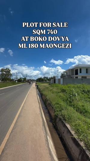 Kiwanja kinauzwa Boko Dovya, Dar Es Salaam sqm 740